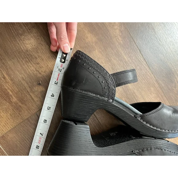 Dansko Makenna leather Mary Jane heeled clog size 39 - Picture 11 of 13